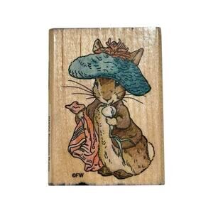 Vintage Beatrix Potter Benjamin Bunny Rubber Stamp